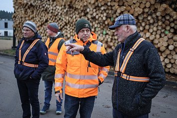 Návštěva ze sdružení německých soukromých vlastníků lesů 12. 12. 2024