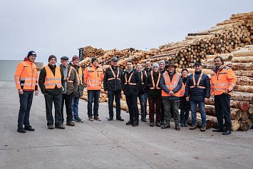 Návštěva ze sdružení německých soukromých vlastníků lesů 12. 12. 2024